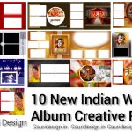 10 Indian Wedding album Psd 2021