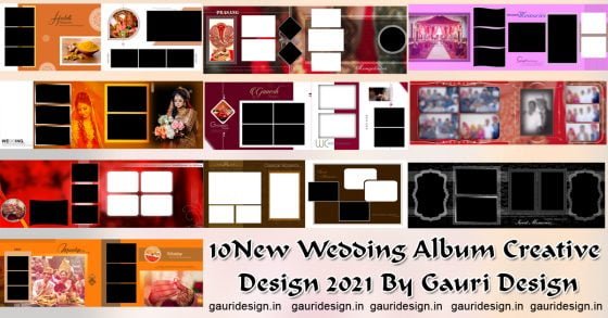 10 New Wedding Album Creative Designs 2021