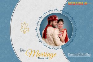 wedding album cover psd