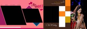 25 New & latest karizma Wedding Album Psd Colloection For Free Download Vol. 01 gauridesign