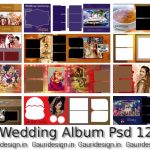 12 Indian Wedding Album Psd 12x36 2021 For Free Download gauridesign