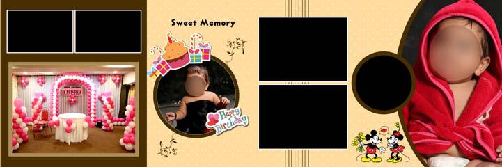 Happy Birthday Album PSD 2021 12x36 2021 by Gauridesign