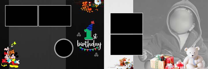 Happy Birthday Album PSD 2021 12x36 2021