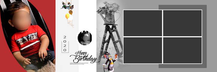 Happy Birthday Album PSD 2021 12x36 2021