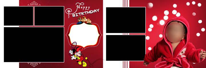 Happy Birthday Album PSD 2021 12x36 2021 by Gauridesign