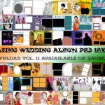 25 Amazing Wedding Album PSD 12x36 2021 Free Download Vol. 11