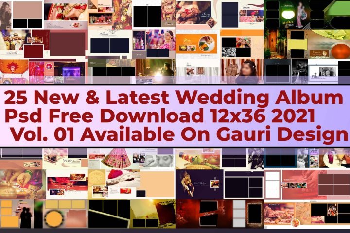 25 wedding album psd 2021 free download