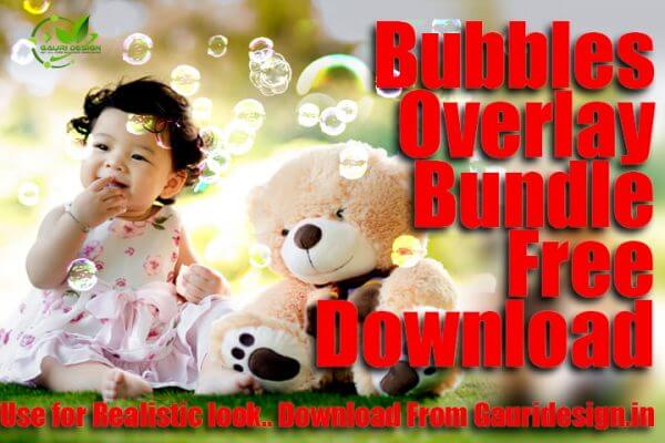 Bubbles Overlay images Free download