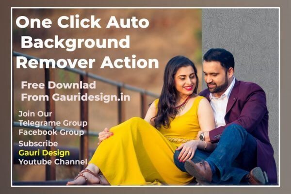 Auto Background Remove Action for Photoshop by Gauri Design