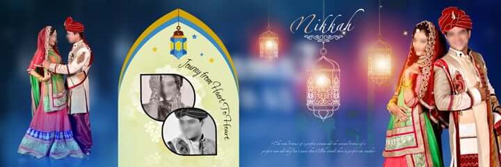 muslim wedding album backgrounds