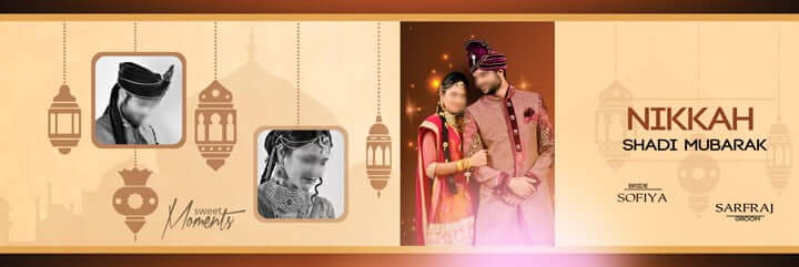 muslim wedding album psd Gauridesign.in