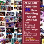 Dmax Wedding Album PSD Free Download 12x36