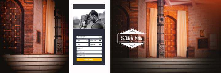 Unique Wedding Album PSD Template by gauri design