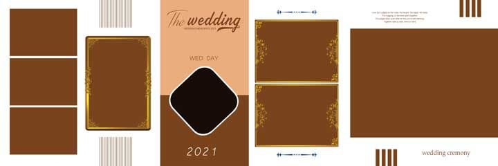 Reception Wedding Album PSD Free Download