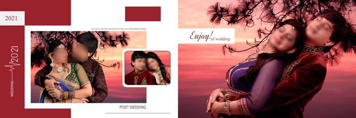 Wedding album dm 12x36 psd free download by Gauri Design