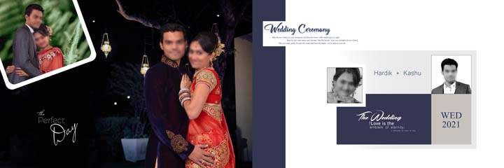 Wedding album dm 12x36 psd free download by Gauri Design