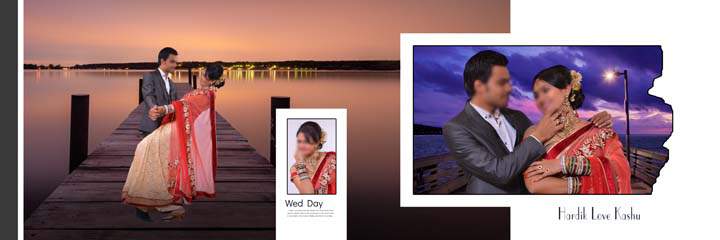 Wedding album dm 12x36 psd free download by Gauri Design