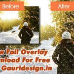 Snow Fall Overlay Download For Free by Gauri Design