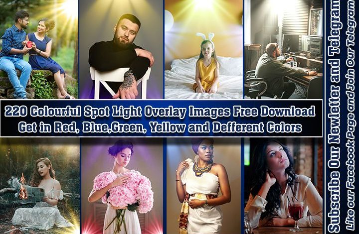 220 Colourful Spot Light Overlay Images Free Download