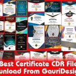 50+ Best Certificate CDR File Free Download