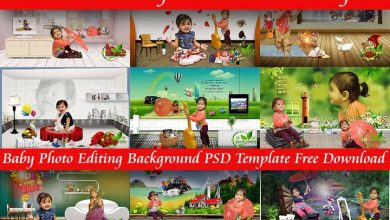 Baby Photo Editing Background PSD Template Free Download by Gauridesign.in