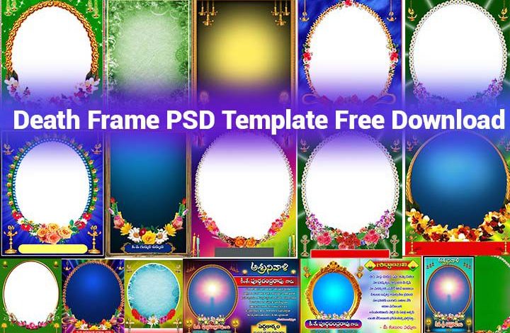 15 New Death Frame PSD Template Free Download