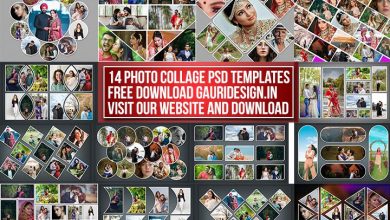 14 Photo Collage PSD Templates Free Download
