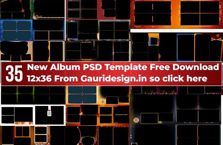 35 New Album PSD Template Free Download 12x36 by Gauri Design
