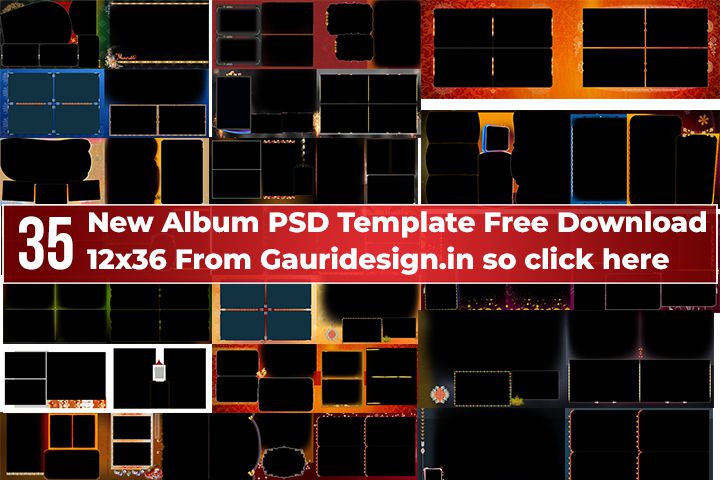 35 New Album PSD Template Free Download 12x36 by Gauri Design