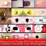 Wedding Album Cover Design PSD Free