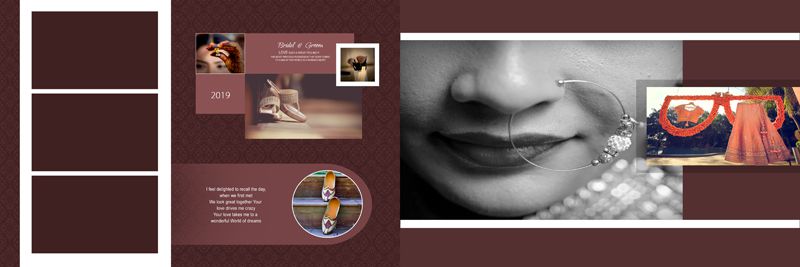 Latest Wedding Album Design PSD Template 12x36 2022 Free Download