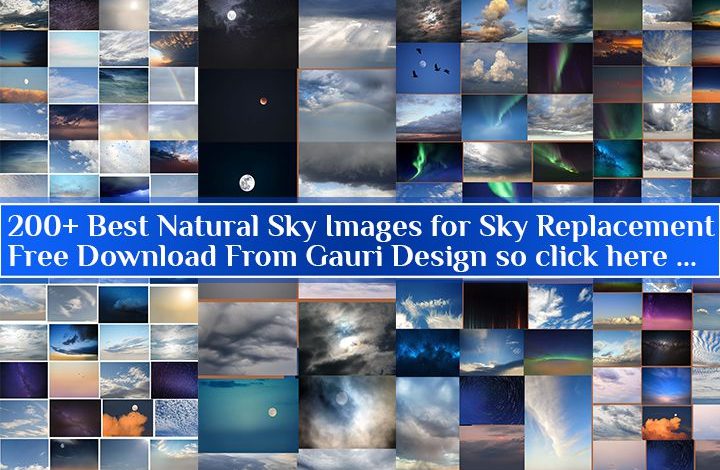 200+ Best Natural Sky Images for Sky Replacement Free Download