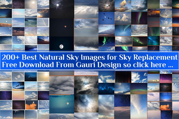 200+ Best Natural Sky Images for Sky Replacement Free Download