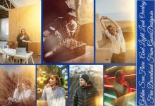 Golden SunFlare Overlay Free Download