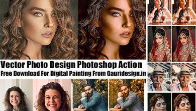 Vector Photo Design Photoshop Action Free Download
