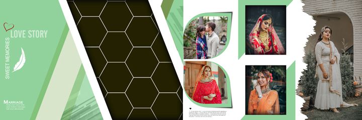 Top 15 Wedding Album Design PSD Template 12x36 2022 Free Download