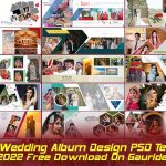 Top 15 Wedding Album Design PSD Template 12x36 2022 Free Download