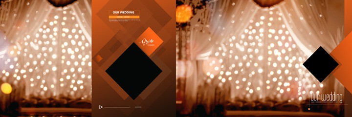 Creative Wedding Album Design PSD Template 12x36 2022 Free Download