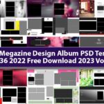 Indian Megazine Design Album PSD Template 12x36 2022 Free Download 2023 Vol 12