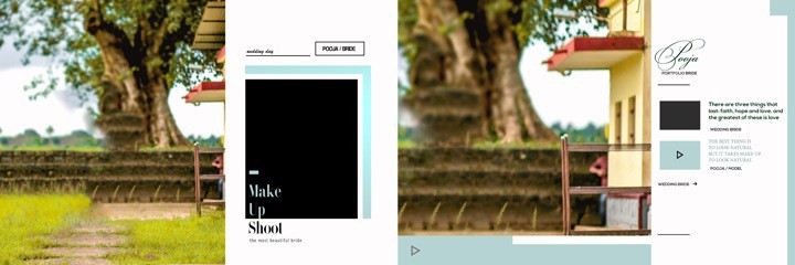 New Creative Prewedding Album PSD Background Layout 12x36 2022 04