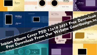 Indian Album Cover PSD 12x18 2023 Free Download