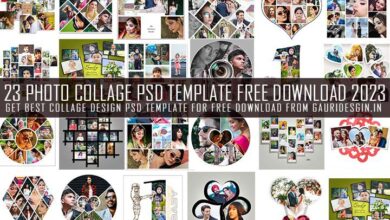 23 Photo Collage PSD Template Free Download 2023