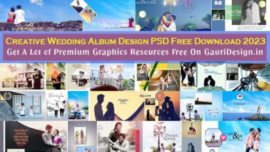 Creative Wedding Album Design PSD Free Download 2023