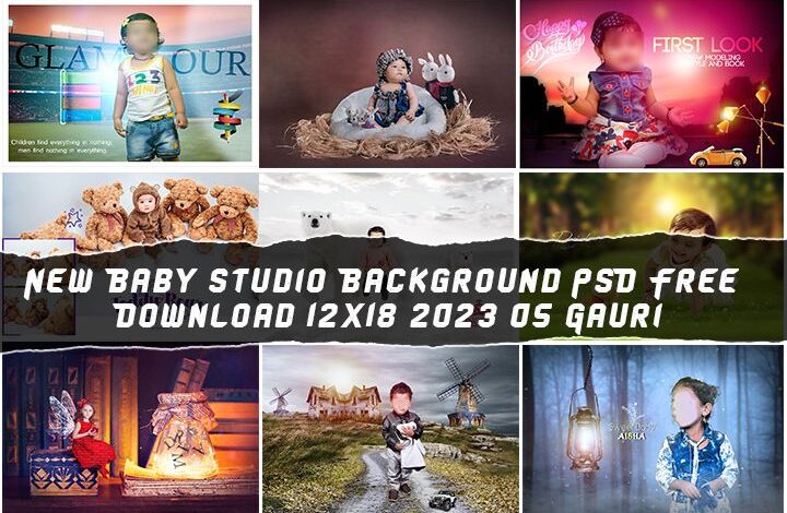 New Baby Studio Background PSD Free Download 12x18 2023 05