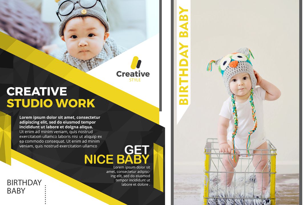 Creative Birthday Photo Editing Background PSD Free Download