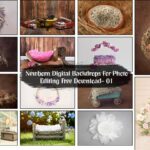 Newborn Digital Backdrops For Photo Editing Free Download
