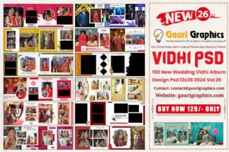 100 New Wedding Vidhi Album Design Psd 12×36 2025 Vol 26