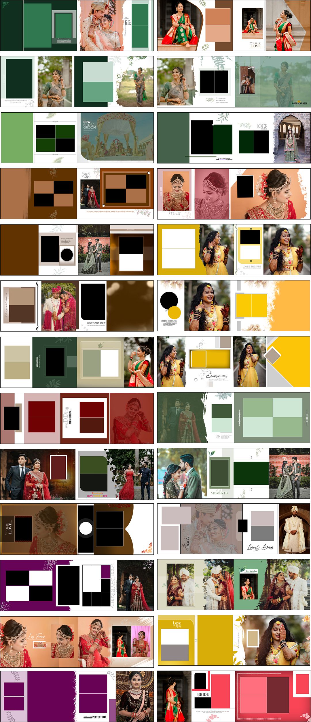 100 Indian Wedding Album Design Psd 12x36 2025 Vol 36