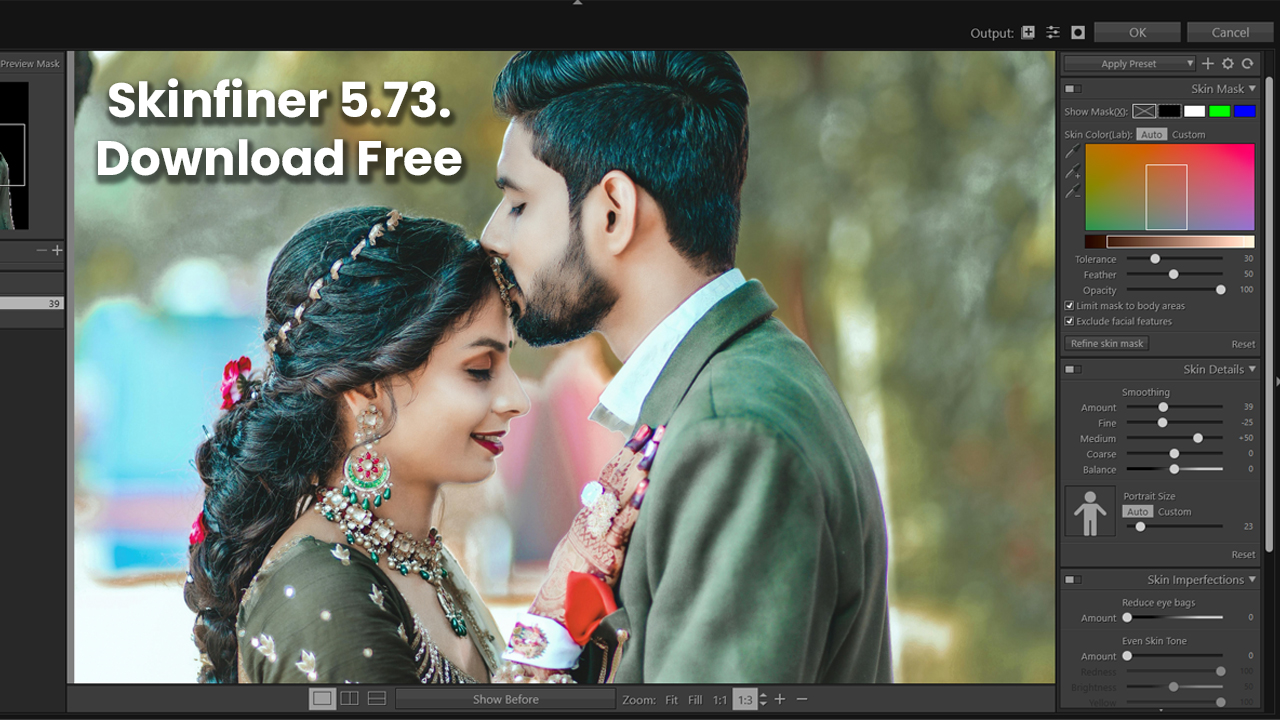 SkinFiner 5.7 Latest Version Free Download The Best Photoshop Skin Retouching Plugin